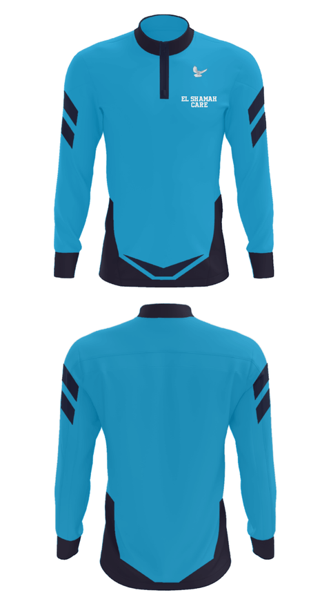 Quarter Zip Jacket, EL SHAMAH CAREEL SHAMAH CARE, , Teamtime, Team time, sublimation, custom sports apparel, team uniforms, spirit wear, spiritwear, sports uniforms, custom shirts, team store, custom team store, fundraiser sports, apparel fundraiser