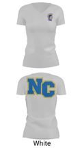 North County Middle School Basketball 26416577 Women's Short Sleeve V-neck Shirt - 7