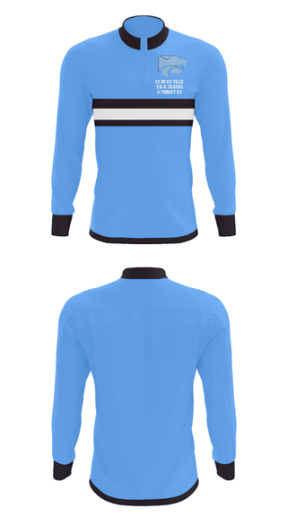 Quarter Zip Jacket, Centreville High School Gymnastics, Spirit Store, Teamtime, Team time, sublimation, custom sports apparel, team uniforms, spirit wear, spiritwear, sports uniforms, custom shirts, team store, custom team store, fundraiser sports, apparel fundraiser