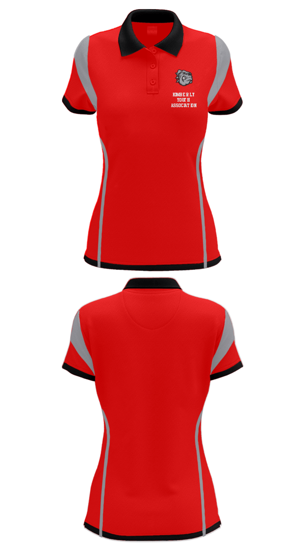 Women's Short Sleeve Performance Polo, Kimberly Youth Association, Men's Basketball, Teamtime, Team time, sublimation, custom sports apparel, team uniforms, spirit wear, spiritwear, sports uniforms, custom shirts, team store, custom team store, fundraiser sports, apparel fundraiser
