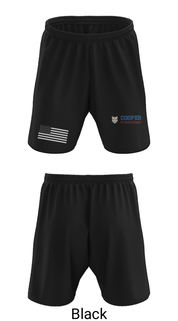 Athletic Shorts With Pockets, Pat Cooper Elementary School, Spirit Store, Teamtime, Team time, sublimation, custom sports apparel, team uniforms, spirit wear, spiritwear, sports uniforms, custom shirts, team store, custom team store, fundraiser sports, apparel fundraiser