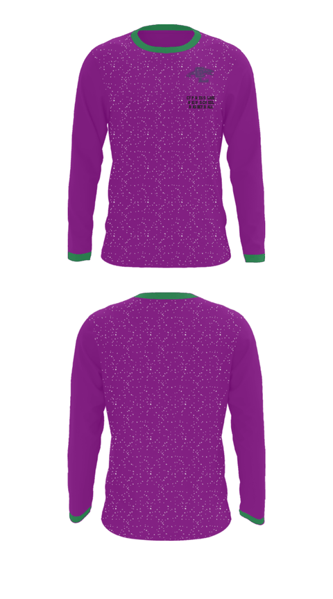 Long Sleeve Performance Shirt, Cypress Lake High School Basketball, Women's Basketball, Teamtime, Team time, sublimation, custom sports apparel, team uniforms, spirit wear, spiritwear, sports uniforms, custom shirts, team store, custom team store, fundraiser sports, apparel fundraiser
