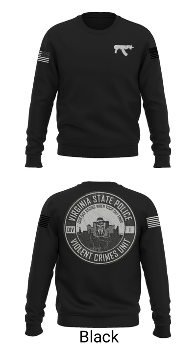 Violent Crimes Unit 81927816 Crew Neck Sweatshirt - 2