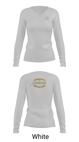 Women's Long Sleeve Vneck Shirt, Stealth customs, , Teamtime, Team time, sublimation, custom sports apparel, team uniforms, spirit wear, spiritwear, sports uniforms, custom shirts, team store, custom team store, fundraiser sports, apparel fundraiser