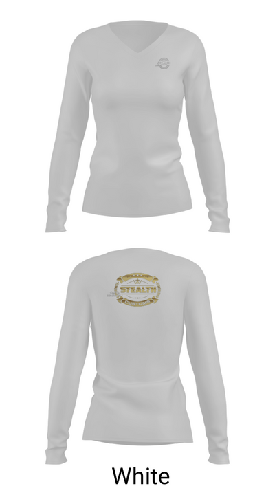 Stealth customs 84323734 Women's Long Sleeve V-neck Shirt - 6