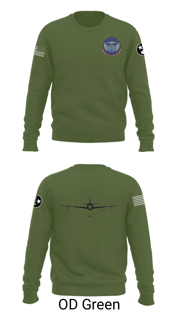 Crew Neck Sweatshirt, 134 Operations Support Squadron, Air Force, Teamtime, Team time, sublimation, custom sports apparel, team uniforms, spirit wear, spiritwear, sports uniforms, custom shirts, team store, custom team store, fundraiser sports, apparel fundraiser