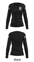 TAYLORSVILLE POLICE DEPARTMENT 5910107 Women's Long Sleeve V-neck Shirt - 23