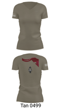 Alpha, 4, Apaches 64574803 Women's Short Sleeve V-neck Shirt - 36