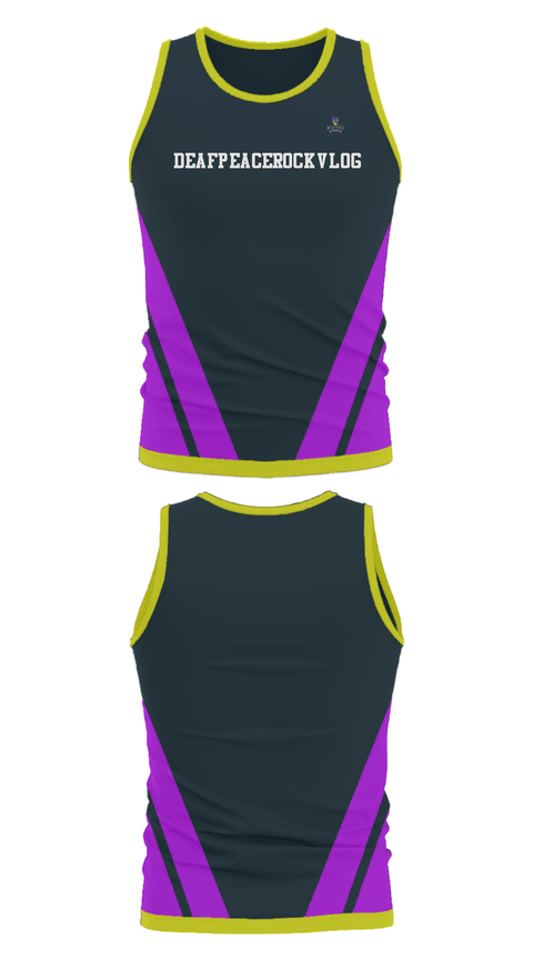 Tank Top, DeafPeaceRockVlog, , Teamtime, Team time, sublimation, custom sports apparel, team uniforms, spirit wear, spiritwear, sports uniforms, custom shirts, team store, custom team store, fundraiser sports, apparel fundraiser