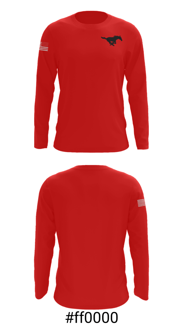Long Sleeve Performance Shirt, South Western Senior High School Wrestling, Wrestling, Teamtime, Team time, sublimation, custom sports apparel, team uniforms, spirit wear, spiritwear, sports uniforms, custom shirts, team store, custom team store, fundraiser sports, apparel fundraiser