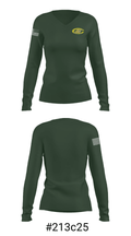 Coloma High School Wrestling 72632347 Women's Long Sleeve V-neck Shirt - 20