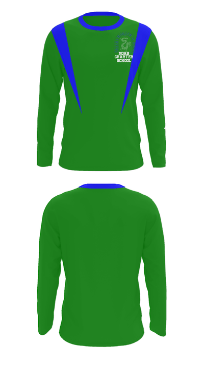 Moab Charter School 41883304 Long Sleeve Performance Shirt - 31