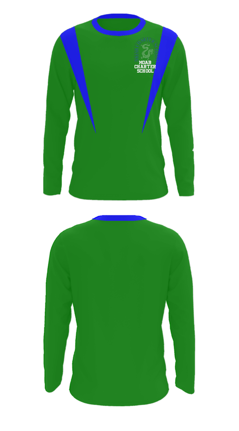 Long Sleeve Performance Shirt, Moab Charter School, Spirit Store, Teamtime, Team time, sublimation, custom sports apparel, team uniforms, spirit wear, spiritwear, sports uniforms, custom shirts, team store, custom team store, fundraiser sports, apparel fundraiser