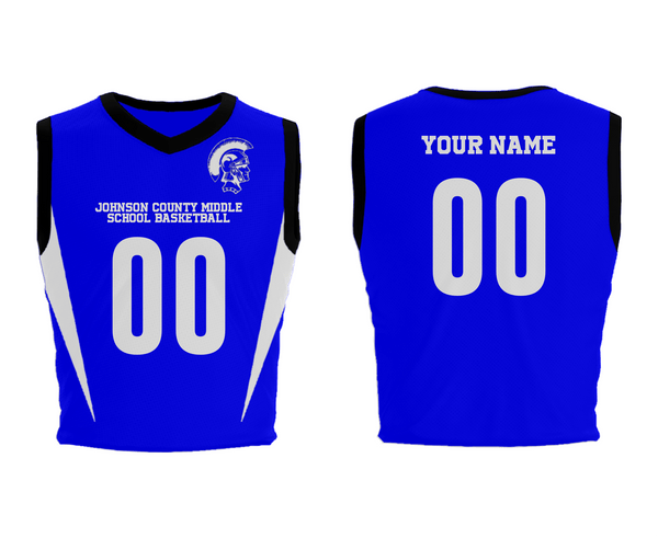Mens Basketball Jersey, Johnson County Middle School Basketball, Women's Basketball, Teamtime, Team time, sublimation, custom sports apparel, team uniforms, spirit wear, spiritwear, sports uniforms, custom shirts, team store, custom team store, fundraiser sports, apparel fundraiser