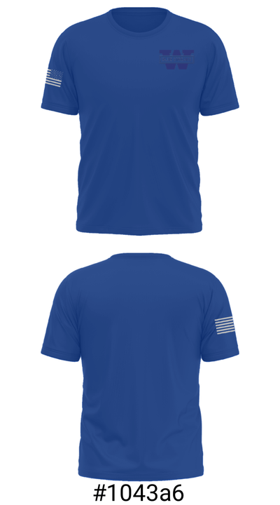 Woodstock High School Swimming 84848036 Short Sleeve Performance Shirt - 19