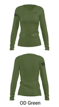E CO 21BEB 21998530 Women's Long Sleeve V-neck Shirt - 31