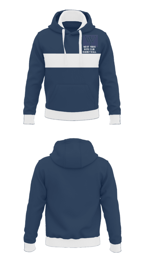 Hoodie, West York Boys Club Basketball, Men's Basketball, Teamtime, Team time, sublimation, custom sports apparel, team uniforms, spirit wear, spiritwear, sports uniforms, custom shirts, team store, custom team store, fundraiser sports, apparel fundraiser