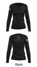 NEMOURS CHILDRENS HOSPITAL 4343259 Women's Long Sleeve V-neck Shirt - 13