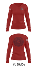 Red Baron Hockey Club 64840347 Women's Long Sleeve V-neck Shirt - 20
