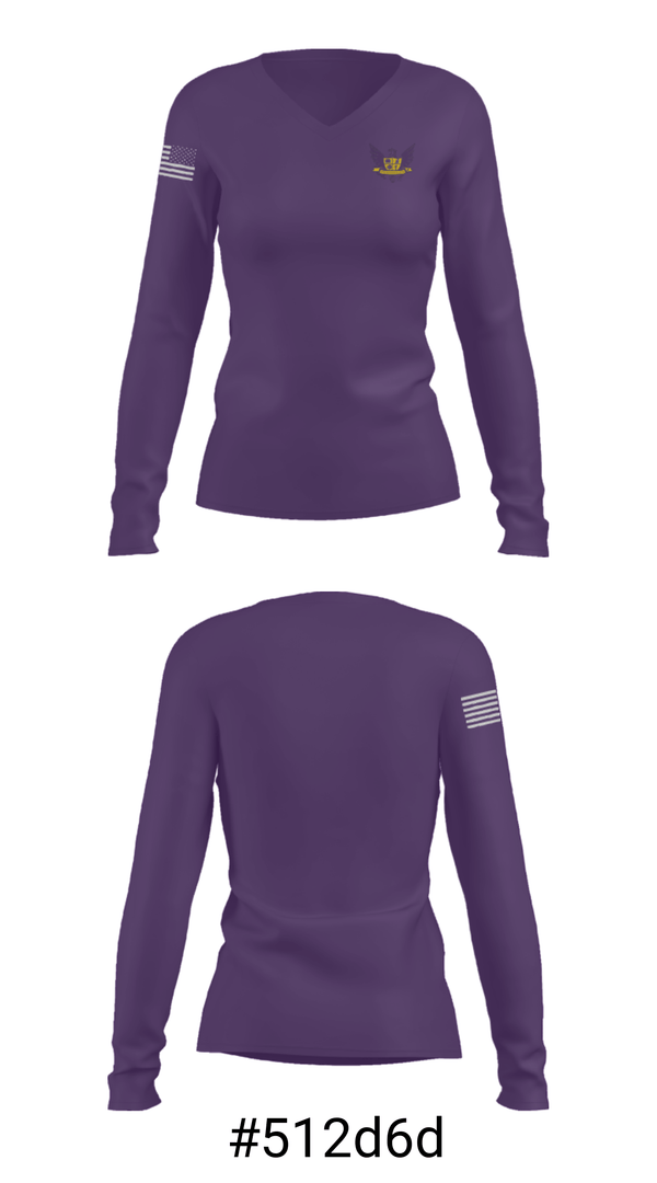 Women's Long Sleeve Vneck Shirt, Pecos High School, Spirit Store, Teamtime, Team time, sublimation, custom sports apparel, team uniforms, spirit wear, spiritwear, sports uniforms, custom shirts, team store, custom team store, fundraiser sports, apparel fundraiser