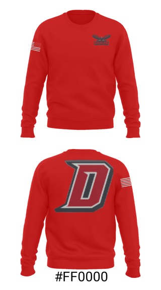 Crew Neck Sweatshirt, Dover Area High School Wrestling, Wrestling, Teamtime, Team time, sublimation, custom sports apparel, team uniforms, spirit wear, spiritwear, sports uniforms, custom shirts, team store, custom team store, fundraiser sports, apparel fundraiser