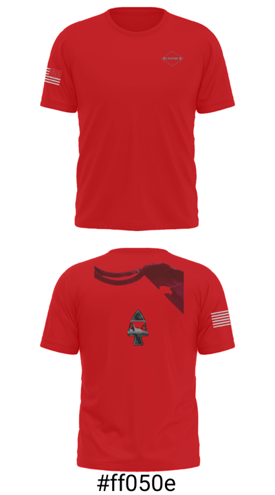 Alpha, 4, Apaches 64574803 Short Sleeve Performance Shirt - 6