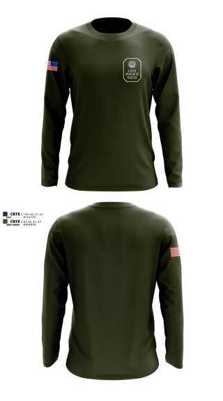 Long Sleeve Performance Shirt, Rockville City Police, Police, Teamtime, Team time, sublimation, custom sports apparel, team uniforms, spirit wear, spiritwear, sports uniforms, custom shirts, team store, custom team store, fundraiser sports, apparel fundraiser