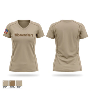 Womens Short Sleeve Vneck Shirt, Widowmakers, Army, Teamtime, Team time, sublimation, custom sports apparel, team uniforms, spirit wear, spiritwear, sports uniforms, custom shirts, team store, custom team store, fundraiser sports, apparel fundraiser