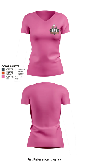 Womens Short Sleeve Vneck Shirt, BPT Wrestling, Wrestling, Teamtime, Team time, sublimation, custom sports apparel, team uniforms, spirit wear, spiritwear, sports uniforms, custom shirts, team store, custom team store, fundraiser sports, apparel fundraiser
