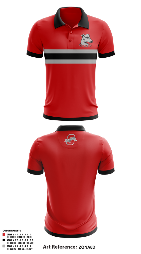 Short Sleeve Performance Polo, Shorewood Greyhounds Golf, Golf, Teamtime, Team time, sublimation, custom sports apparel, team uniforms, spirit wear, spiritwear, sports uniforms, custom shirts, team store, custom team store, fundraiser sports, apparel fundraiser