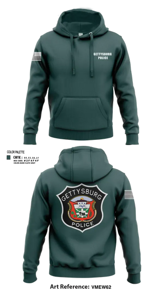 Hoodie, Gettysburg Police, Police, Teamtime, Team time, sublimation, custom sports apparel, team uniforms, spirit wear, spiritwear, sports uniforms, custom shirts, team store, custom team store, fundraiser sports, apparel fundraiser