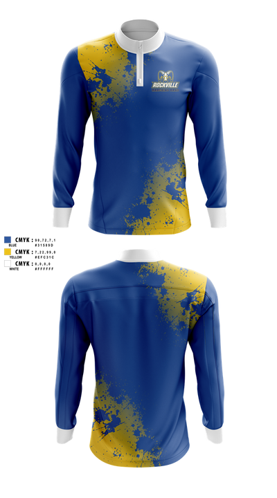 Rockville Marching Ram Band 13172934 Quarter Zip Jacket - 1