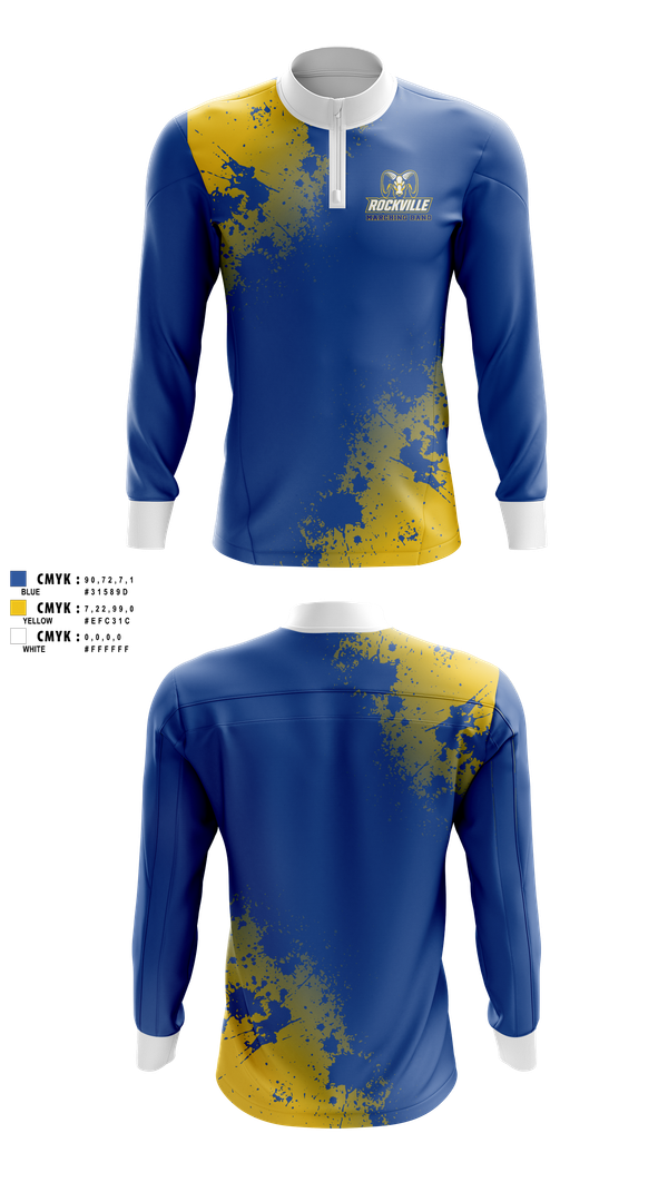 Quarter Zip Jacket, Rockville Marching Ram Band, Spirit Store, Teamtime, Team time, sublimation, custom sports apparel, team uniforms, spirit wear, spiritwear, sports uniforms, custom shirts, team store, custom team store, fundraiser sports, apparel fundraiser