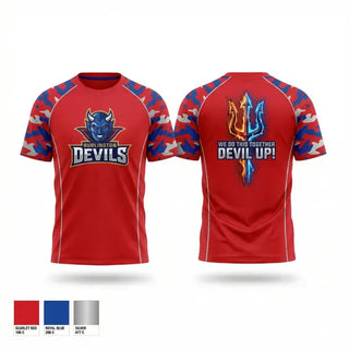 Short Sleeve Performance Shirt, BURLINGTON BLUE DEVILS FOOTBALL CLUB, , Teamtime, Team time, sublimation, custom sports apparel, team uniforms, spirit wear, spiritwear, sports uniforms, custom shirts, team store, custom team store, fundraiser sports, apparel fundraiser
