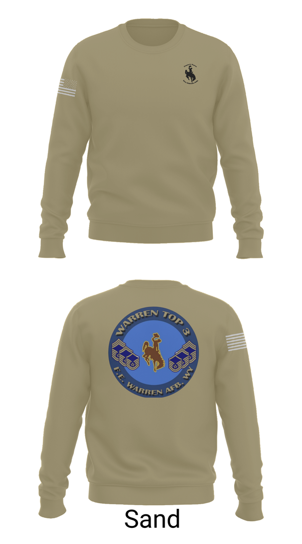 Crew Neck Sweatshirt, FE Warren Top-III, , Teamtime, Team time, sublimation, custom sports apparel, team uniforms, spirit wear, spiritwear, sports uniforms, custom shirts, team store, custom team store, fundraiser sports, apparel fundraiser