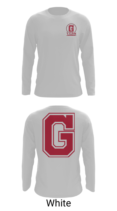 Glenwood High School Wrestling 84372950 Long Sleeve Performance Shirt - 4