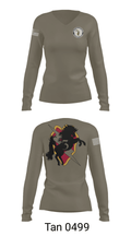 Cacti 73934244 Women's Long Sleeve V-neck Shirt - 39