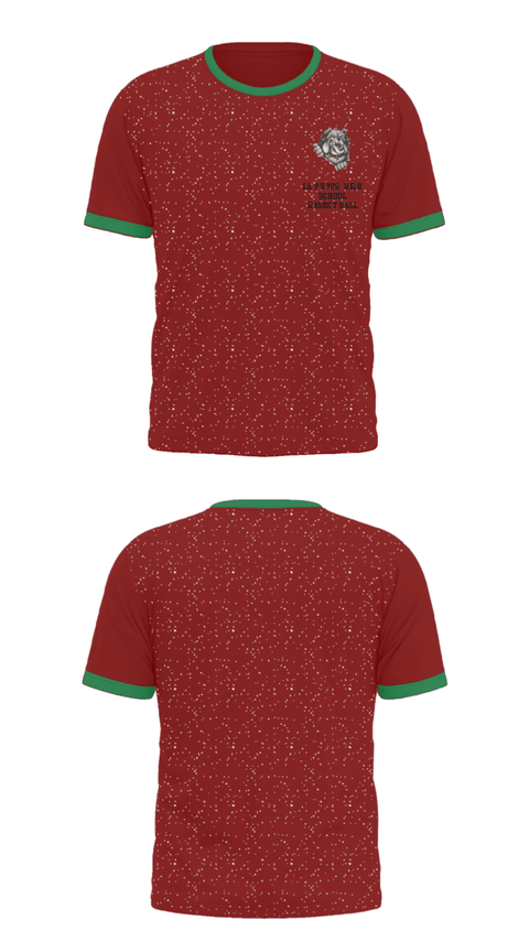 Short Sleeve Performance Shirt, La Pryor High School Basketball, Men's Basketball, Teamtime, Team time, sublimation, custom sports apparel, team uniforms, spirit wear, spiritwear, sports uniforms, custom shirts, team store, custom team store, fundraiser sports, apparel fundraiser