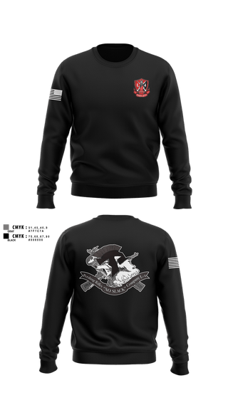 Crew Neck Sweatshirt, Pershing Rifles, Company L-4, Army, Teamtime, Team time, sublimation, custom sports apparel, team uniforms, spirit wear, spiritwear, sports uniforms, custom shirts, team store, custom team store, fundraiser sports, apparel fundraiser