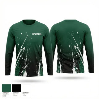 Long Sleeve Performance Shirt, Spartans, Softball, Teamtime, Team time, sublimation, custom sports apparel, team uniforms, spirit wear, spiritwear, sports uniforms, custom shirts, team store, custom team store, fundraiser sports, apparel fundraiser