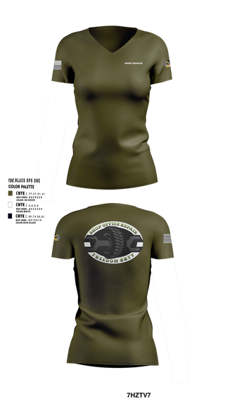Womens Short Sleeve Vneck Shirt, 1-320TH FA, Army, Teamtime, Team time, sublimation, custom sports apparel, team uniforms, spirit wear, spiritwear, sports uniforms, custom shirts, team store, custom team store, fundraiser sports, apparel fundraiser