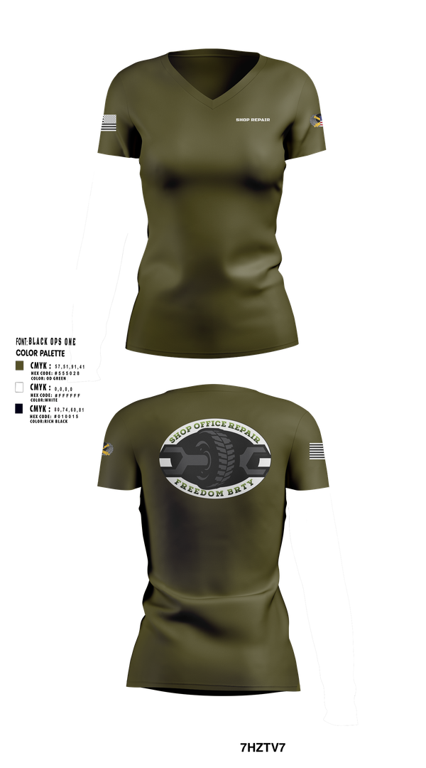 Womens Short Sleeve Vneck Shirt, 1-320TH FA, Army, Teamtime, Team time, sublimation, custom sports apparel, team uniforms, spirit wear, spiritwear, sports uniforms, custom shirts, team store, custom team store, fundraiser sports, apparel fundraiser