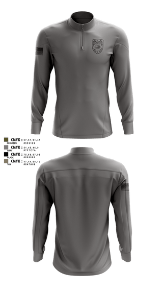 Quarter Zip Jacket, Glencoe Police Department, Police, Teamtime, Team time, sublimation, custom sports apparel, team uniforms, spirit wear, spiritwear, sports uniforms, custom shirts, team store, custom team store, fundraiser sports, apparel fundraiser