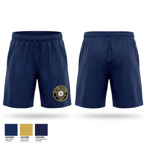 Athletic Shorts With Pockets, PHS NJROTC, Navy, Teamtime, Team time, sublimation, custom sports apparel, team uniforms, spirit wear, spiritwear, sports uniforms, custom shirts, team store, custom team store, fundraiser sports, apparel fundraiser