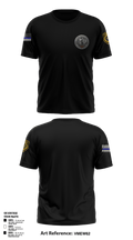 Robstown Police New OCU/CID 7409848 Old School Cotton Feel Shirt - 2