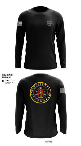 Long Sleeve Performance Shirt, 1st Battalion, 1st Special Forces Group (Airborne), Army, Teamtime, Team time, sublimation, custom sports apparel, team uniforms, spirit wear, spiritwear, sports uniforms, custom shirts, team store, custom team store, fundraiser sports, apparel fundraiser