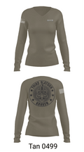 55th ComCam Kraken 94025288 Women's Long Sleeve V-neck Shirt - 11