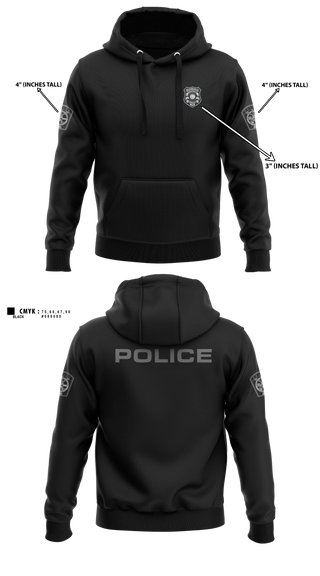 Hoodie, A.C.E., Police, Teamtime, Team time, sublimation, custom sports apparel, team uniforms, spirit wear, spiritwear, sports uniforms, custom shirts, team store, custom team store, fundraiser sports, apparel fundraiser