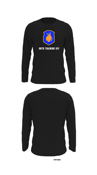 Long Sleeve Performance Shirt, 98th training div, , Teamtime, Team time, sublimation, custom sports apparel, team uniforms, spirit wear, spiritwear, sports uniforms, custom shirts, team store, custom team store, fundraiser sports, apparel fundraiser