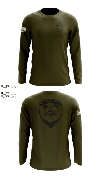 Long Sleeve Performance Shirt, Lockport Police Department, Police, Teamtime, Team time, sublimation, custom sports apparel, team uniforms, spirit wear, spiritwear, sports uniforms, custom shirts, team store, custom team store, fundraiser sports, apparel fundraiser
